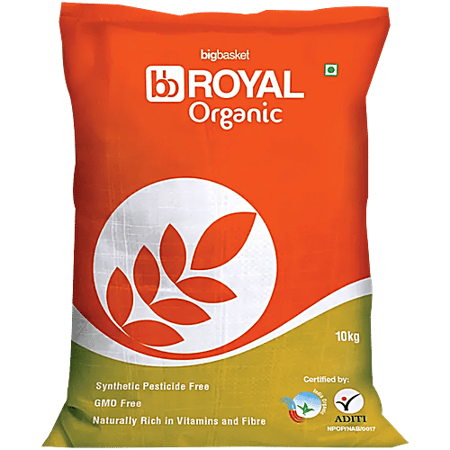 bb Royal Organic - Ponni Raw Rice/Tandul, 10 kg  GMO Free, Synthetic Pesticide Free