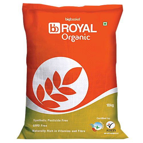 bb Royal Organic - Ponni Raw Rice/Chawal, 10 kg  