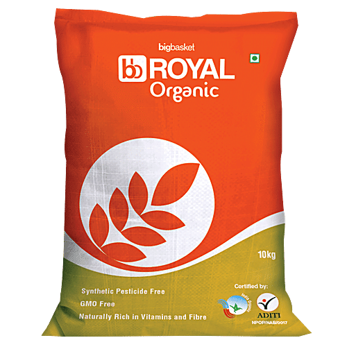 bb Royal Organic Sona Masoori White Rice/Akki, 10 kg  
