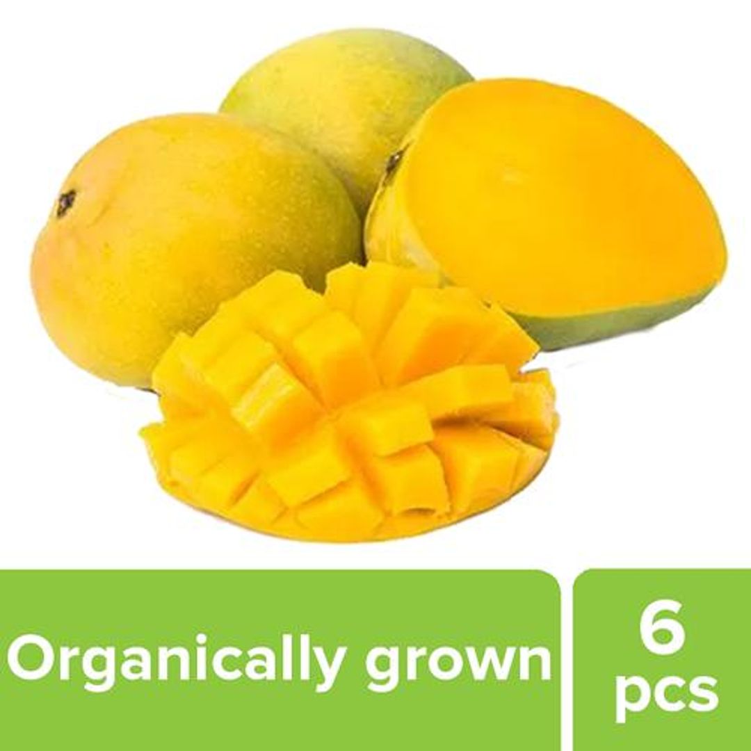 Fresho Mango - Alphonso, Organic, 6 pcs 