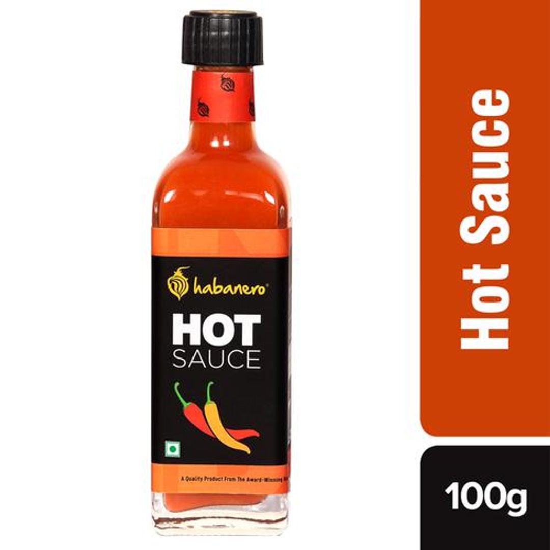 Habanero Hot Sauce - Bird Eye Chili & Red Bell Pepper, 100 g 
