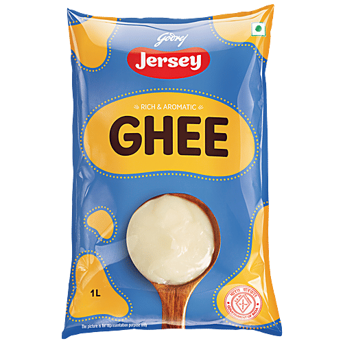 Godrej Jersey Ghee, 1 L Pouch Rich & Aromatic