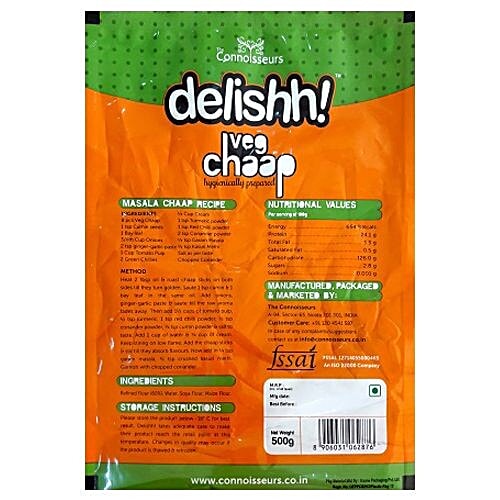 Delishh Veg Chaap, 500 g  
