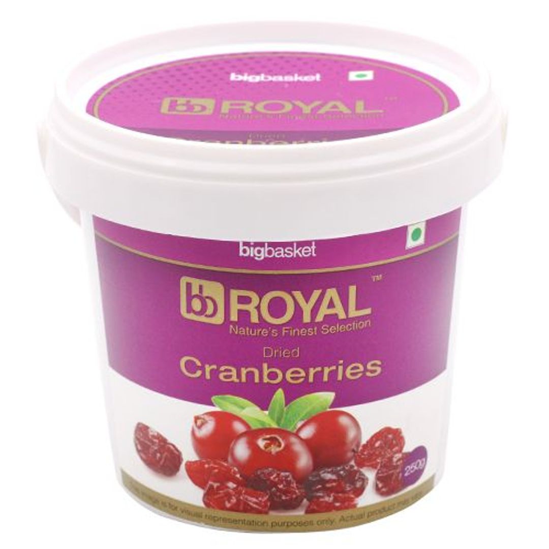 BB Royal Dried Fruit - Cranberries, 250 g 