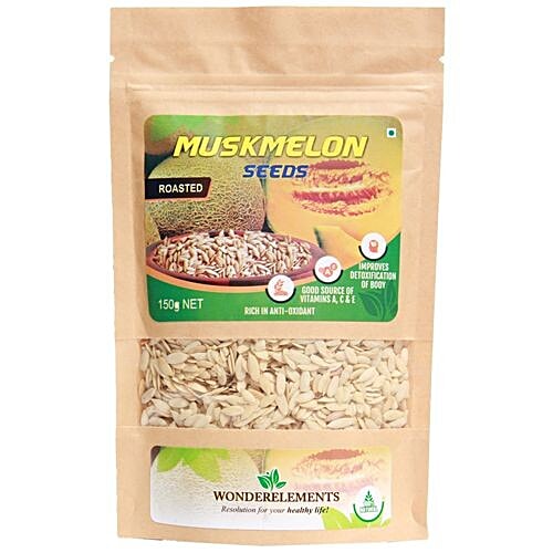 Buy Wonderelements Muskmelon Seeds Roasted Online at Best Price of Rs