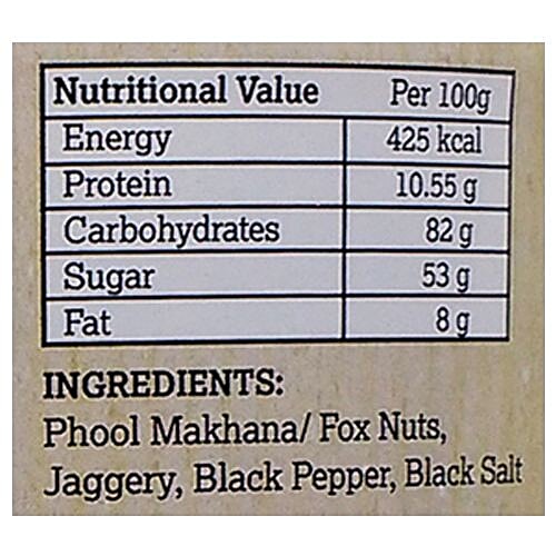 Nutty Yogi Makhana - Smoked Caramel/Gud, 40 g  