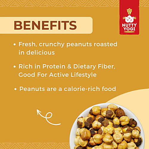 Nutty Yogi Chana Jor Snacks - Roasted, 100 g High Fiber