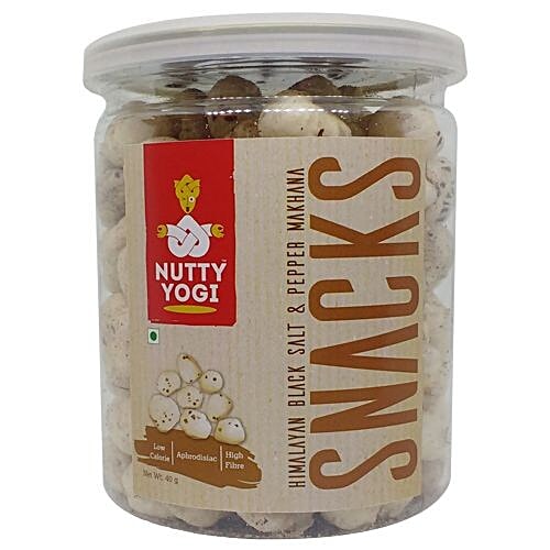 Nutty Yogi Makhana - Himalayan Salt & Pepper, 50 g  
