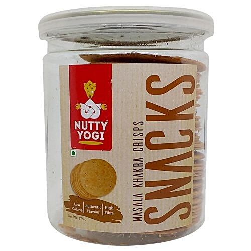 Nutty Yogi Khakhra Crisps - Masala, 150 g  