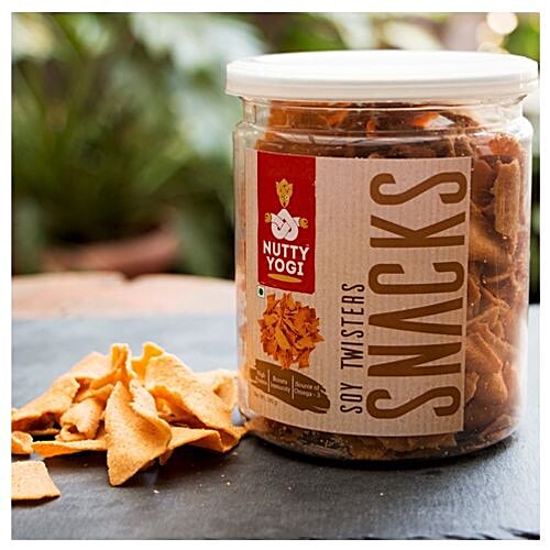Nutty Yogi Chips - Soya Twisters, 100 g  