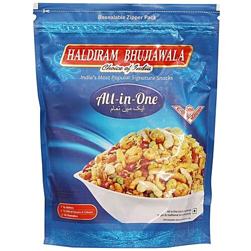 Haldiram Bhujiawala All in One Namkeen, 400 g No Additives, No Preservatives