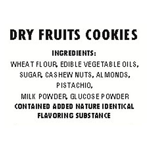 Bakkii Cookii Cookies - Dry Fruit, 300 g  