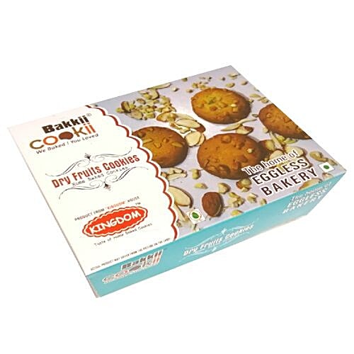 Bakkii Cookii Cookies - Dry Fruit, 300 g  