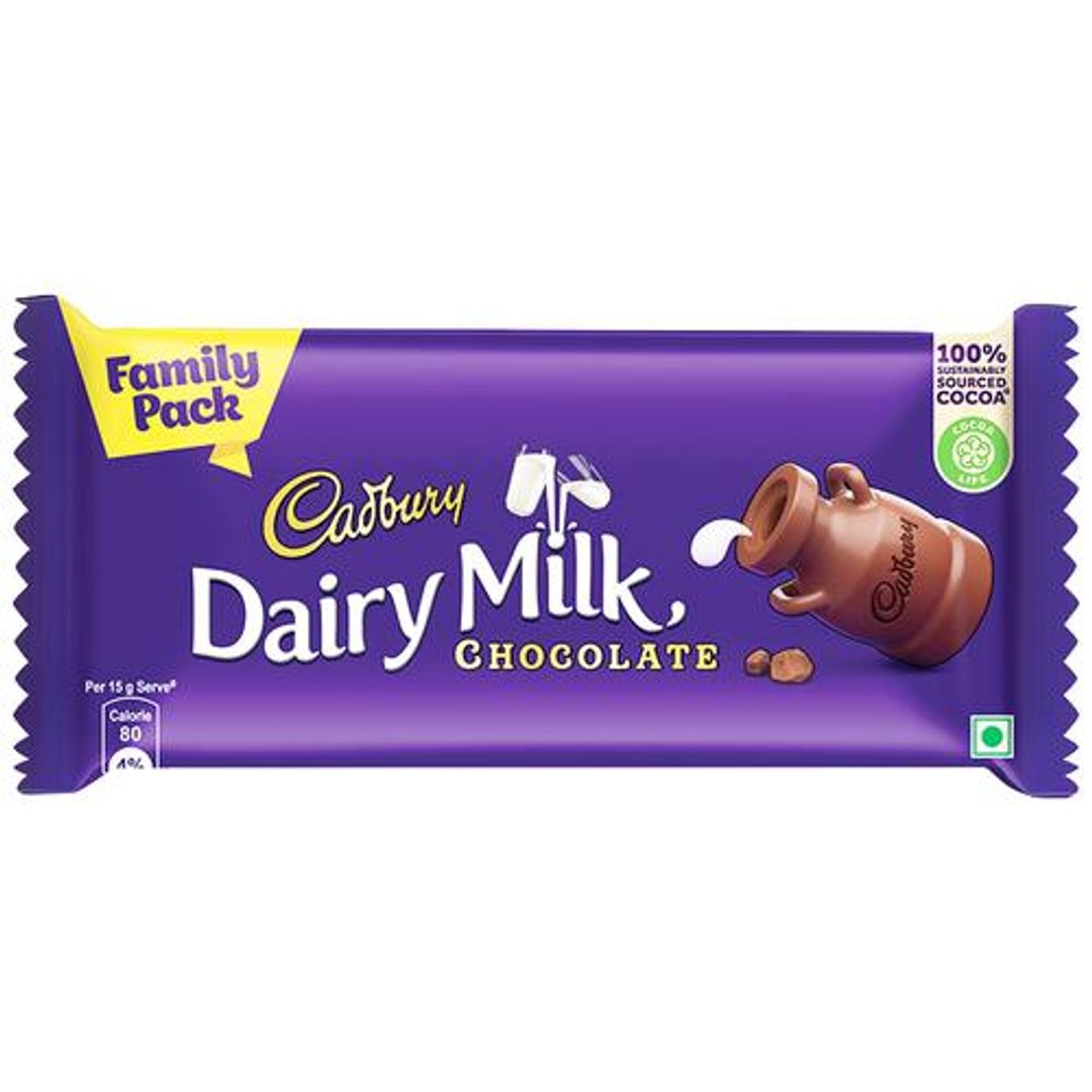 Cadbury Dairy Milk Chocolate Bar, 123 g 