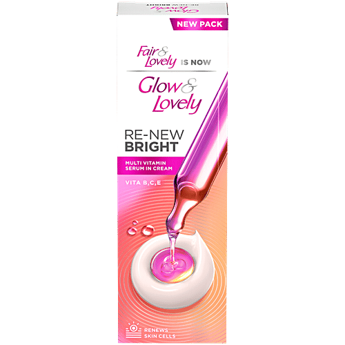 Glow & Lovely Re-New Bright Multivitamin Serum In Cream, 110 g  