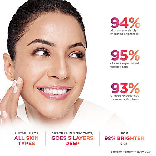 Glow & Lovely Re-New Bright Multivitamin Serum In Cream, 110 g  