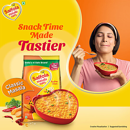 Saffola Masala Oats - Classic Masala, 500 g  