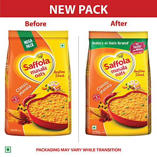 Saffola Masala Oats - Classic Masala, 500 g  