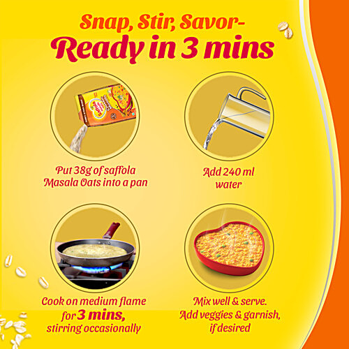 Saffola Classic Masala Oats, 550 g