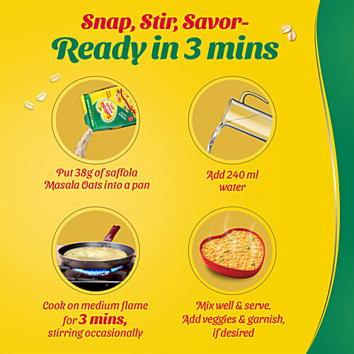 Saffola Masala Oats - Veggie Twist, 500 g  