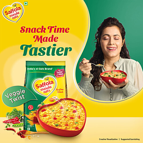 Saffola Masala Oats - Veggie Twist, 500 g  