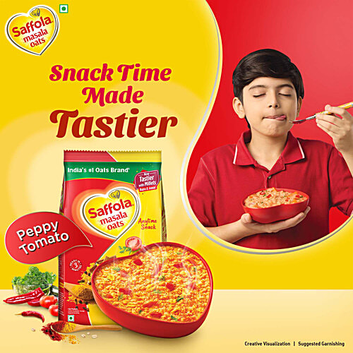 Saffola Masala Oats - Peppy Tomato, 500 g  