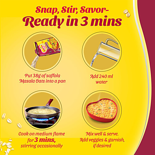 Saffola Masala Coriander Oats, 550 g  