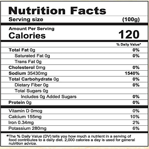 Organic Tattva Salt - Black, 500 g  