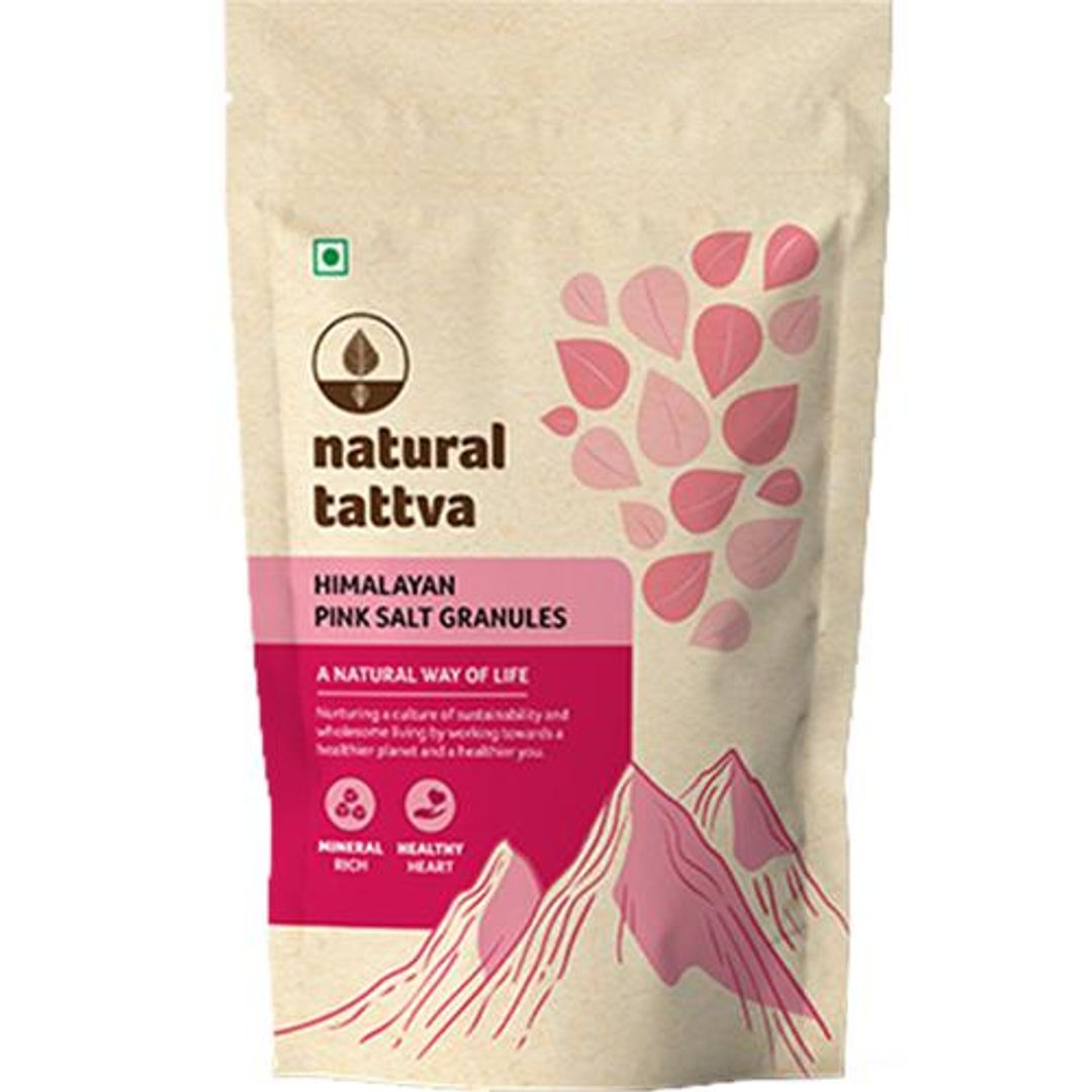 Natural Tattva  Himalayan Pink Salt/Uppu Granules, 500 g 