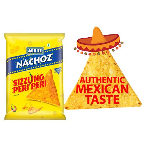 Buy Act Ii Nachoz Sizzling Peri Peri Favour Nachos Snacks Online At Best Price Of Rs 28 2