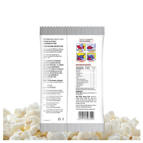 ACT II Microwave Popcorn - Cheese Delite Flavour, Snacks, 106 g  
