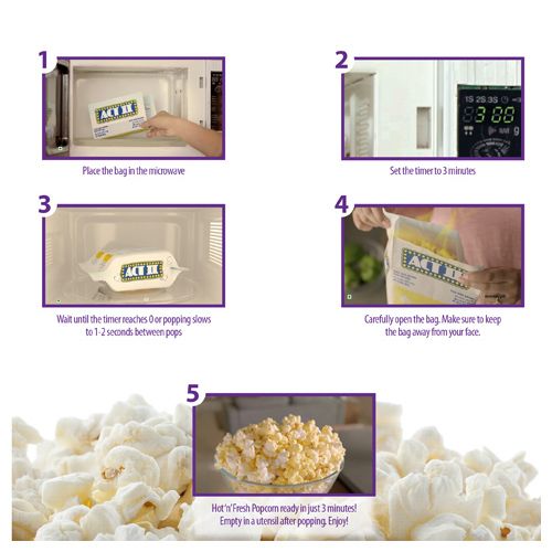 ACT II Microwave Popcorn - Cheese Delite, 106 g  