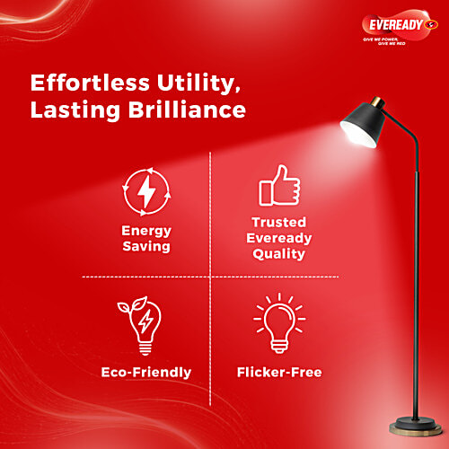 Eveready 9W 6500K LED Bulb - Cool Day Light, 1 pc  B22 Base, Energy-Efficient, 4kV Surge Protection, Long-Lasting Durability