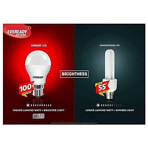 Eveready LED Bulb - 14 Watt, Cool Day Light, Base B22D, 1 pc  