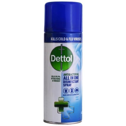 Buy Dettol Disinfectant Spray For Hard Surfaces & Upholstery - Crisp ...