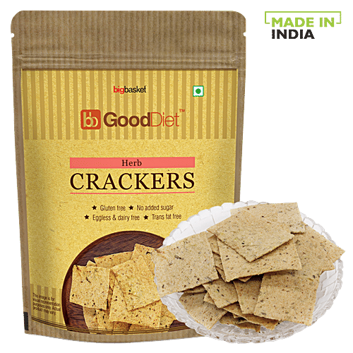 GoodDiet Crackers - Herb, Gluten free, 150 g  