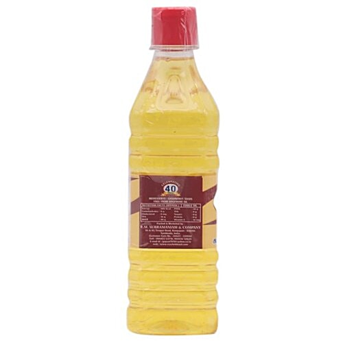 Ras Chekku Oil Oil - Groundnut, 500 ml PET Bottle Zero Cholesterol
