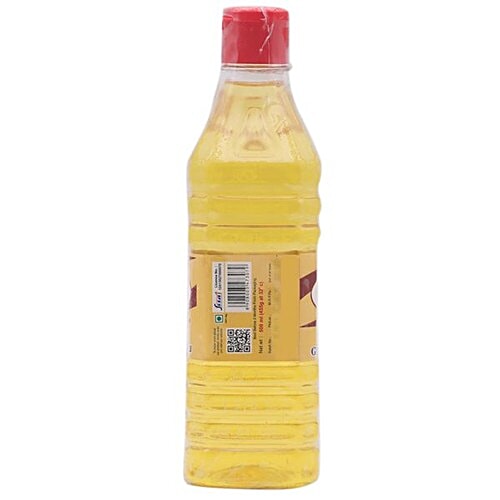 Ras Chekku Oil Oil - Groundnut, 500 ml PET Bottle Zero Cholesterol