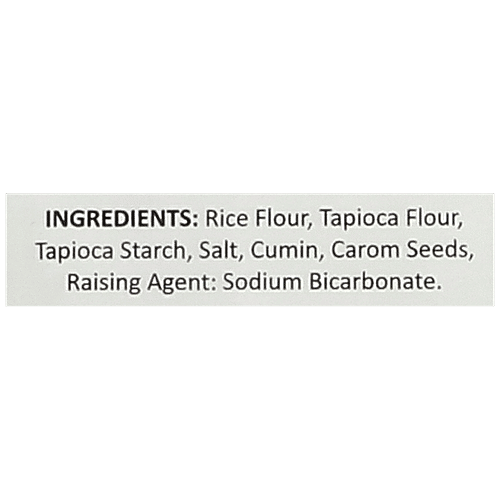 Ganesh Papad Jeera Papad - Rice Crispy, 150 g  Zero Cholesterol