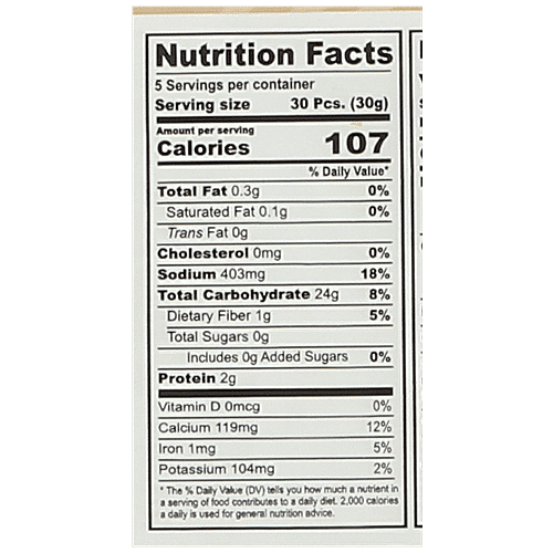 Ganesh Papad Jeera Papad - Rice Crispy, 150 g  Zero Cholesterol