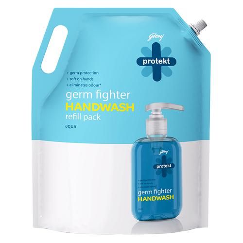 Godrej Protekt Masterblaster Handwash - Naturally Derived, Fights Germs, 1.5 L  