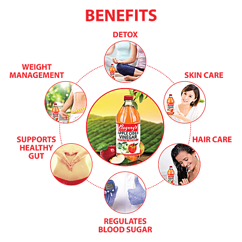 Bagrry's Apple Cider Vinegar, 500 ml  Gluten Free & No Added Sugar