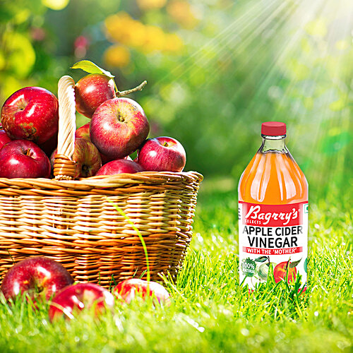 Bagrry's Apple Cider Vinegar, 500 ml  Gluten Free & No Added Sugar