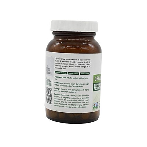 Geo-Fresh Tablets - Organic, Wheat Grass, 500 mg, USDA Certified, 90 pcs (200 g) 