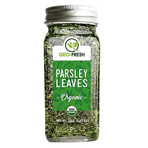 Geo-Fresh Parsley - Organic, USDA Certified, 12 g Glass Bottle 