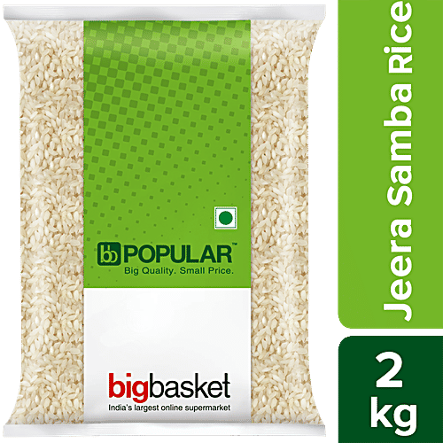 bb Popular Rice/Akki - Jeera/Jeeraga Samba, 2 kg  