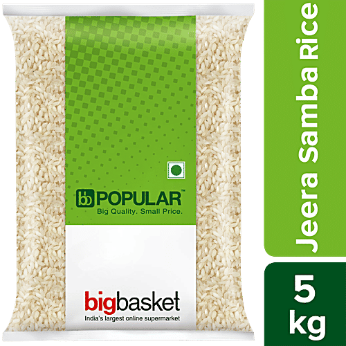 bb Popular Rice/Akki - Jeera/Jeeraga Samba, 5 kg  