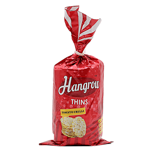 Hangrow Thins - Tomato Chilli, 150 g  Rich Fiber, Gluten Free