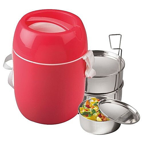 Asian Tiffin - Stylo Hot Executive, Red, 400 ml Set of 3 