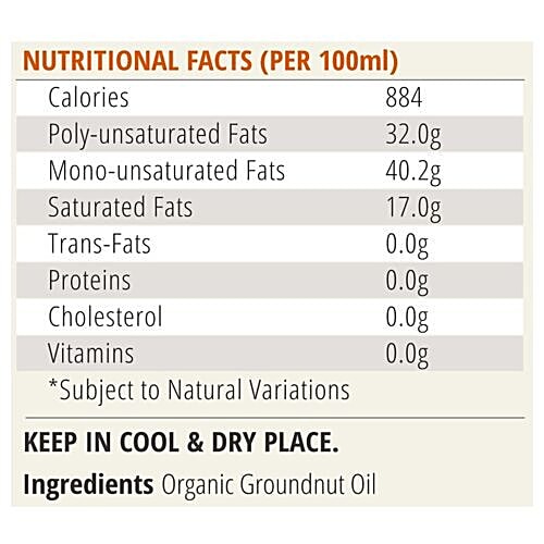 Pro Nature Oil - Groundnut, 1 L  